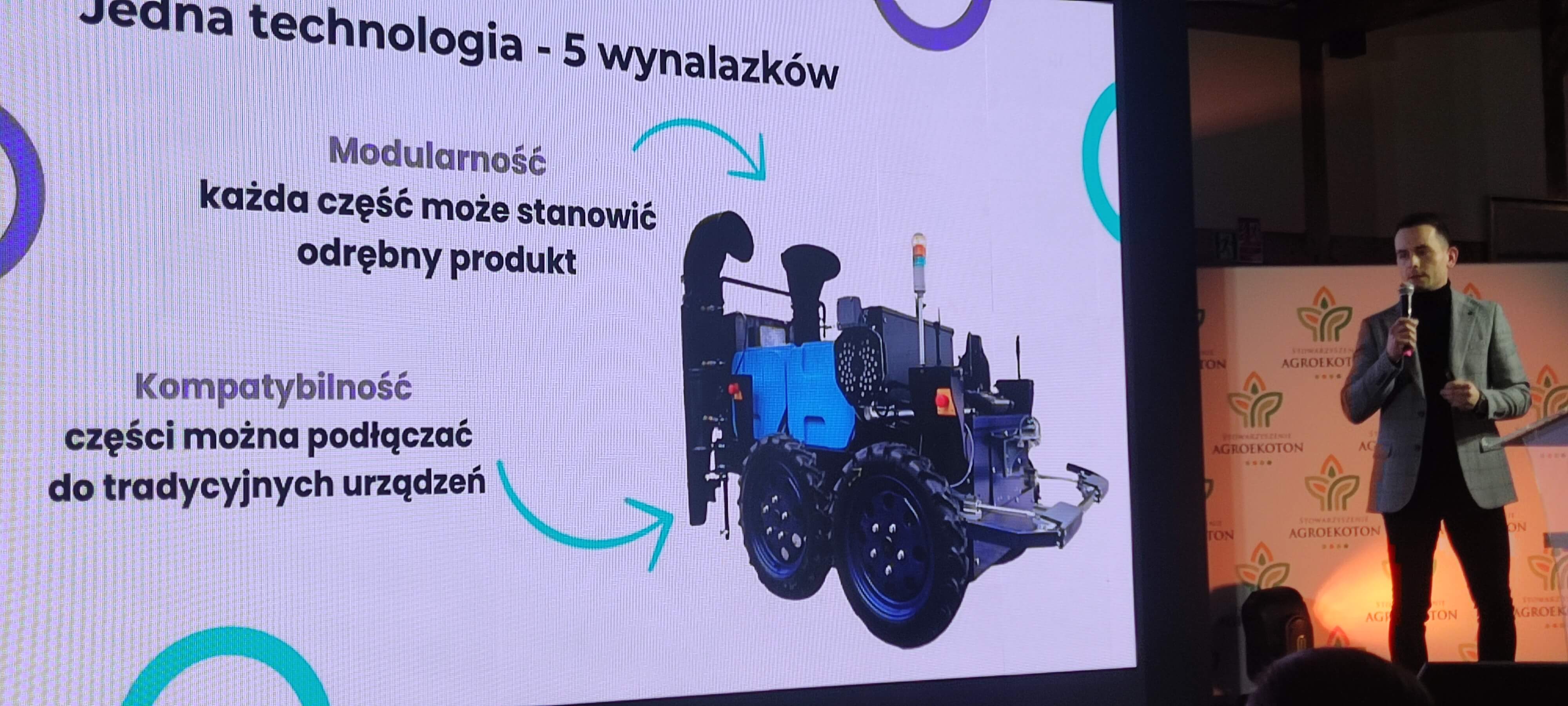 CEO Łukasz Kopiński na konferencji IV Konferencja Partnerów AGROEKOTON - Puławy, 12.12.2024